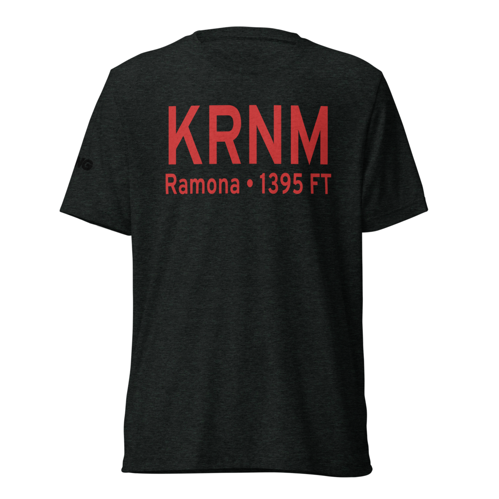 Ramona Airport (KRNM) ICAO Tri-blend T-Shirt 