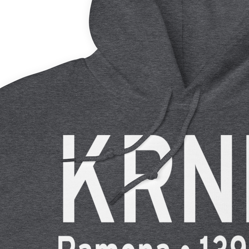 Ramona Airport (KRNM) ICAO Hoodie Sweatshirt 