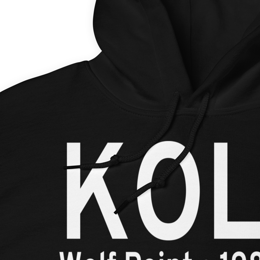 L M Clayton Airport (KOLF) ICAO Hoodie Sweatshirt 