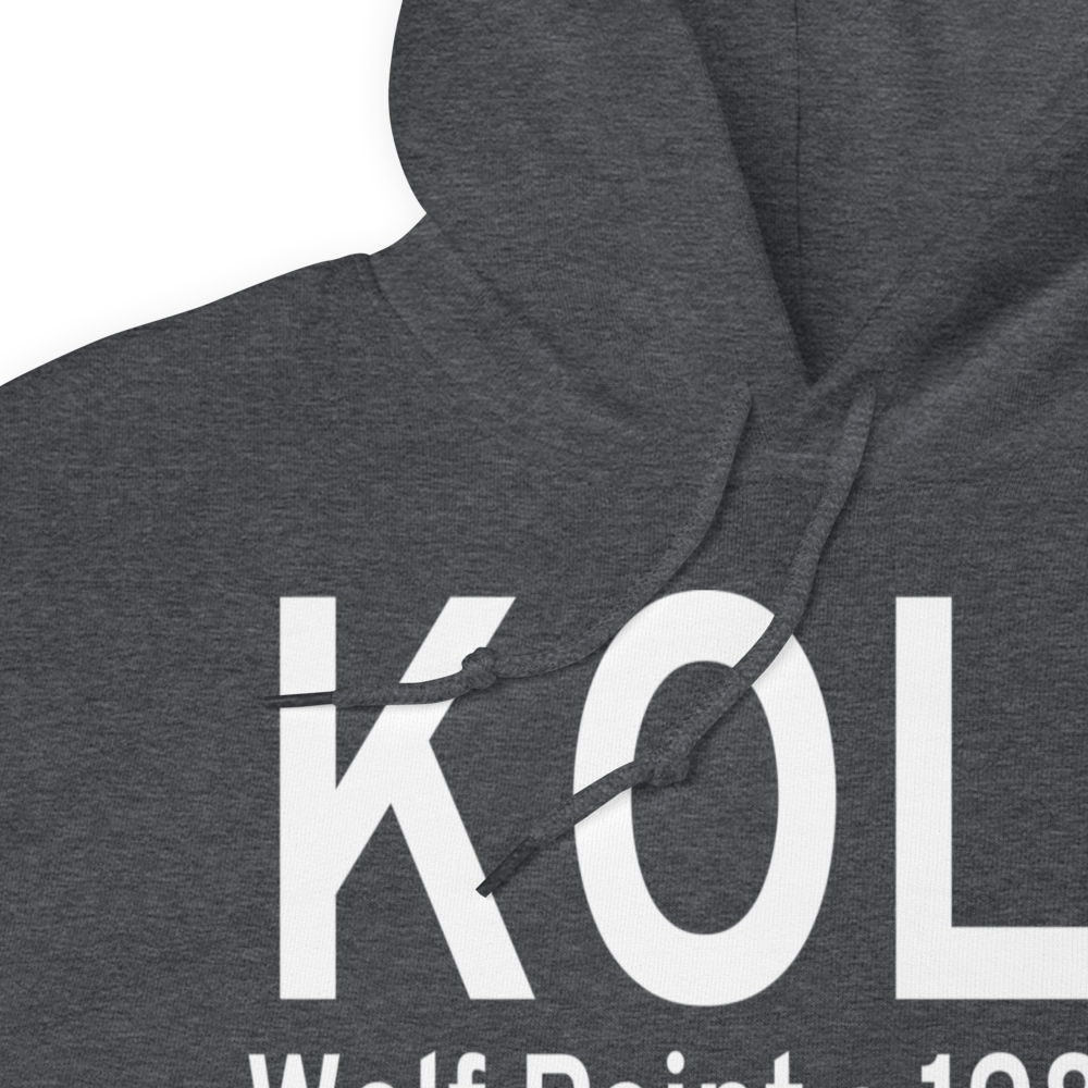 L M Clayton Airport (KOLF) ICAO Hoodie Sweatshirt 