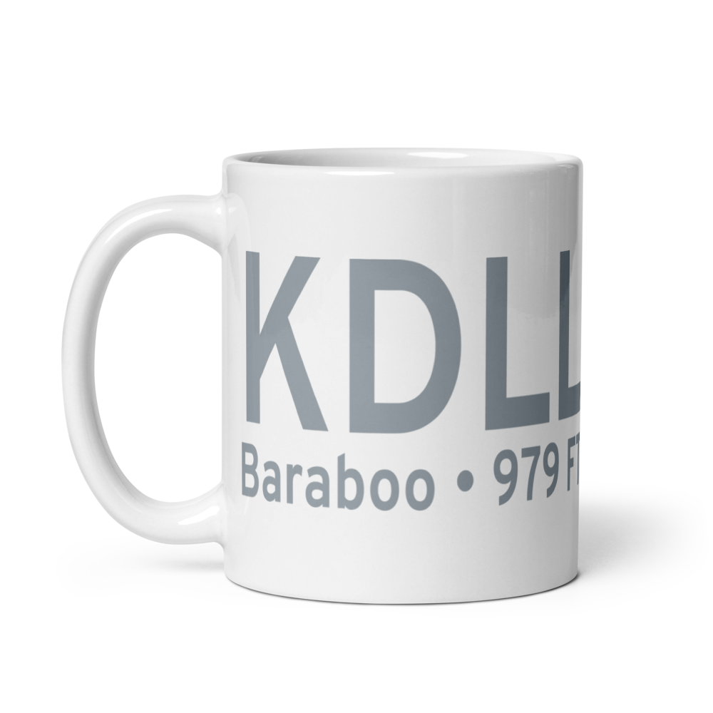 Baraboo Wisconsin Dells Airport (KDLL) ICAO Mug 