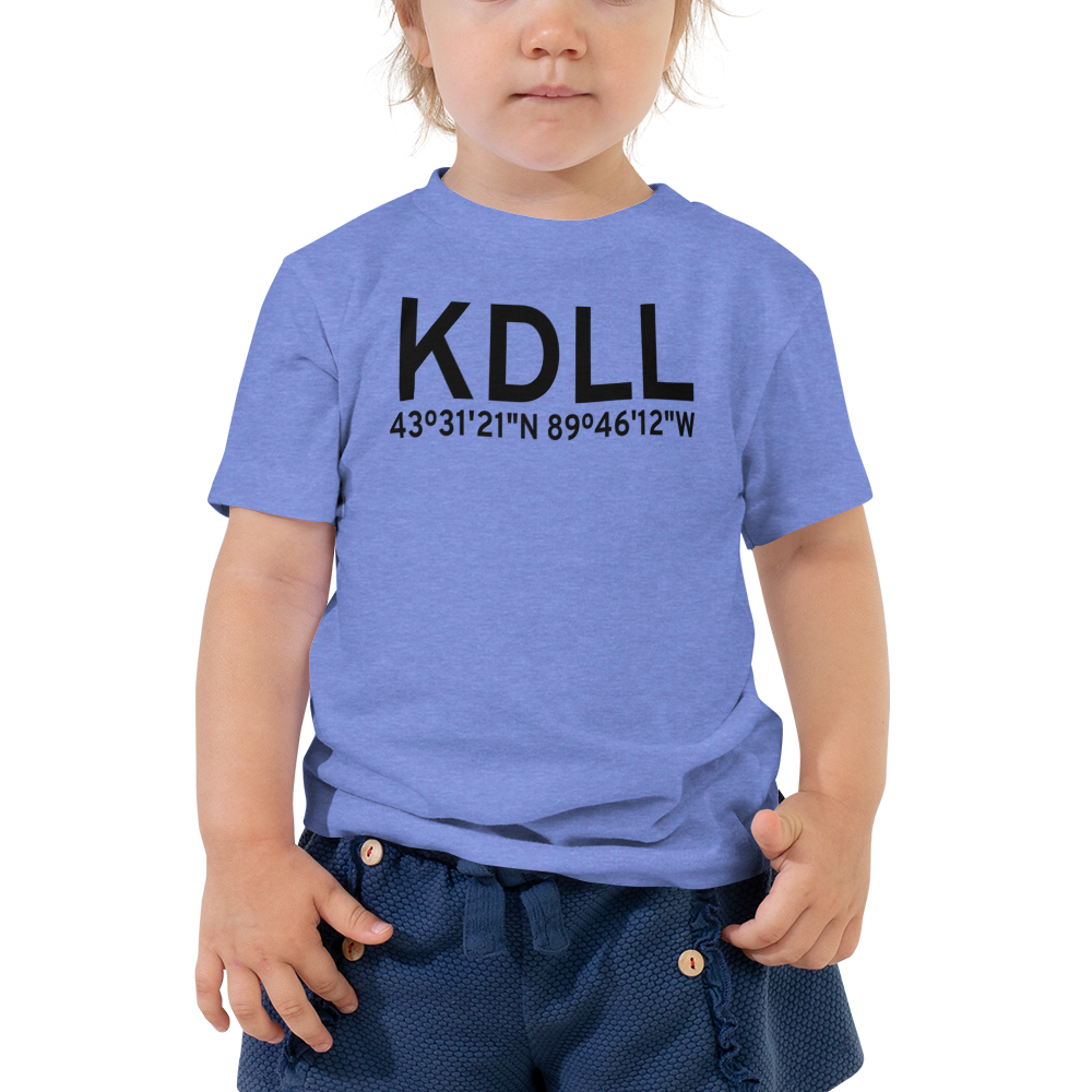 Baraboo Wisconsin Dells Airport (KDLL) ICAO Toddler T-Shirt 