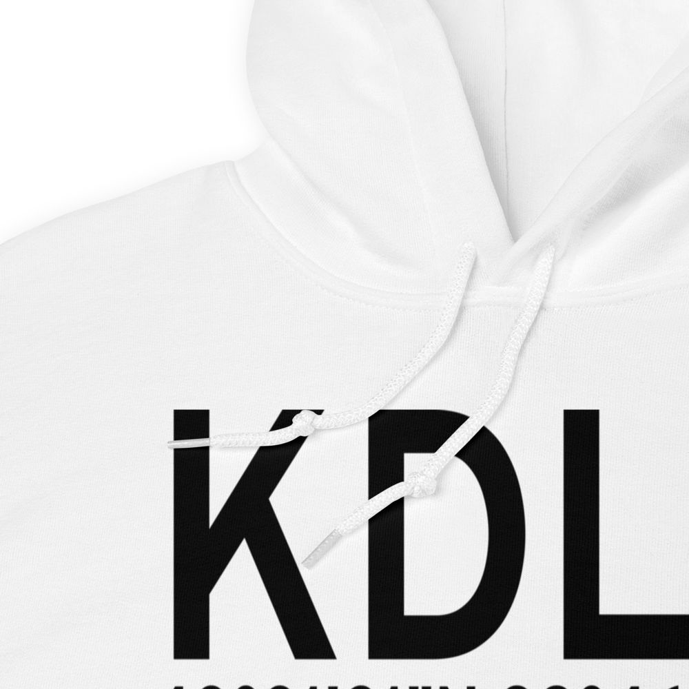 Baraboo Wisconsin Dells Airport (KDLL) ICAO Hoodie Sweatshirt 