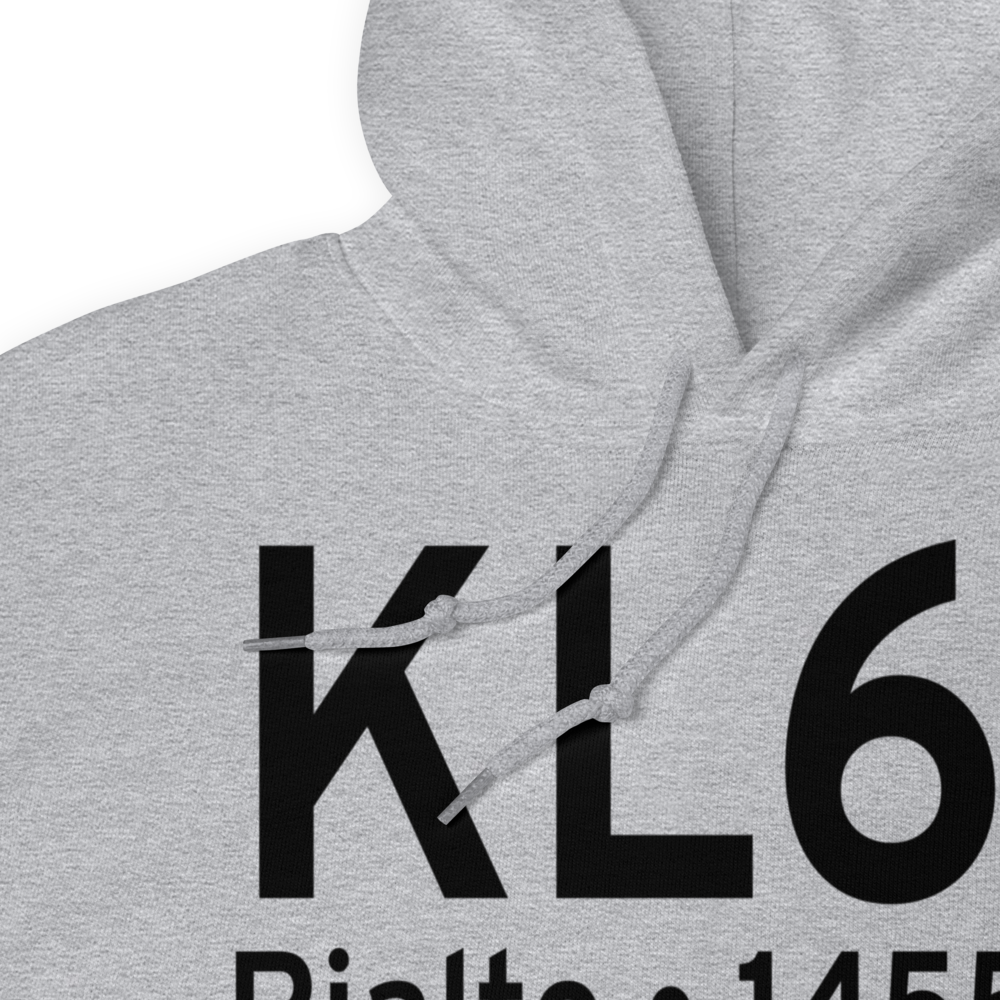 Rialto Municipal Miro Field (KL67) ICAO Hoodie Sweatshirt 