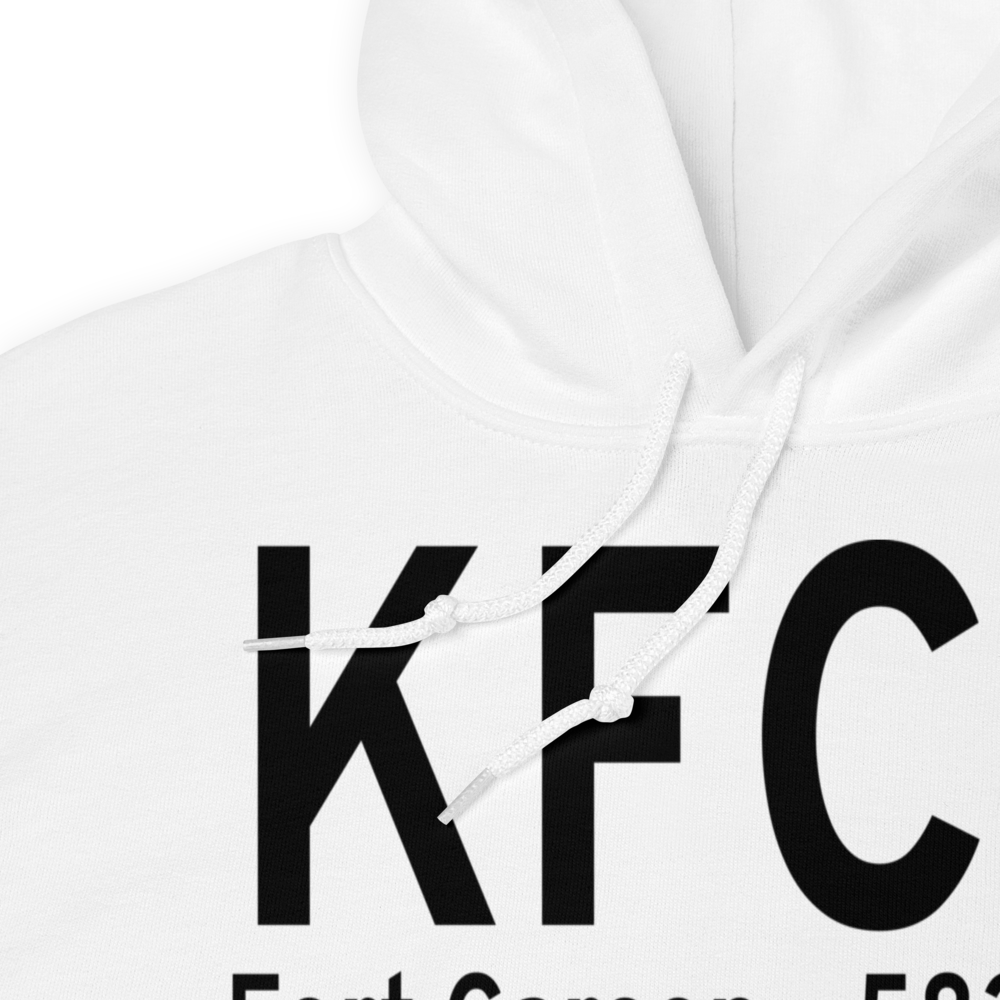 Butts AAF (Fort Carson) Air Field (KFCS) ICAO Hoodie Sweatshirt 
