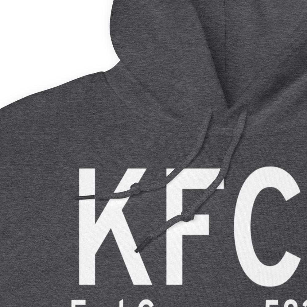 Butts AAF (Fort Carson) Air Field (KFCS) ICAO Hoodie Sweatshirt 