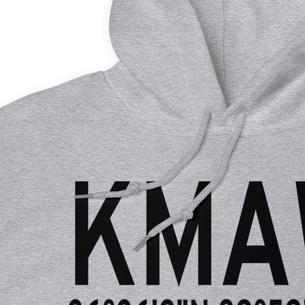 Malden Regional Airport (KMAW) ICAO Hoodie Sweatshirt 