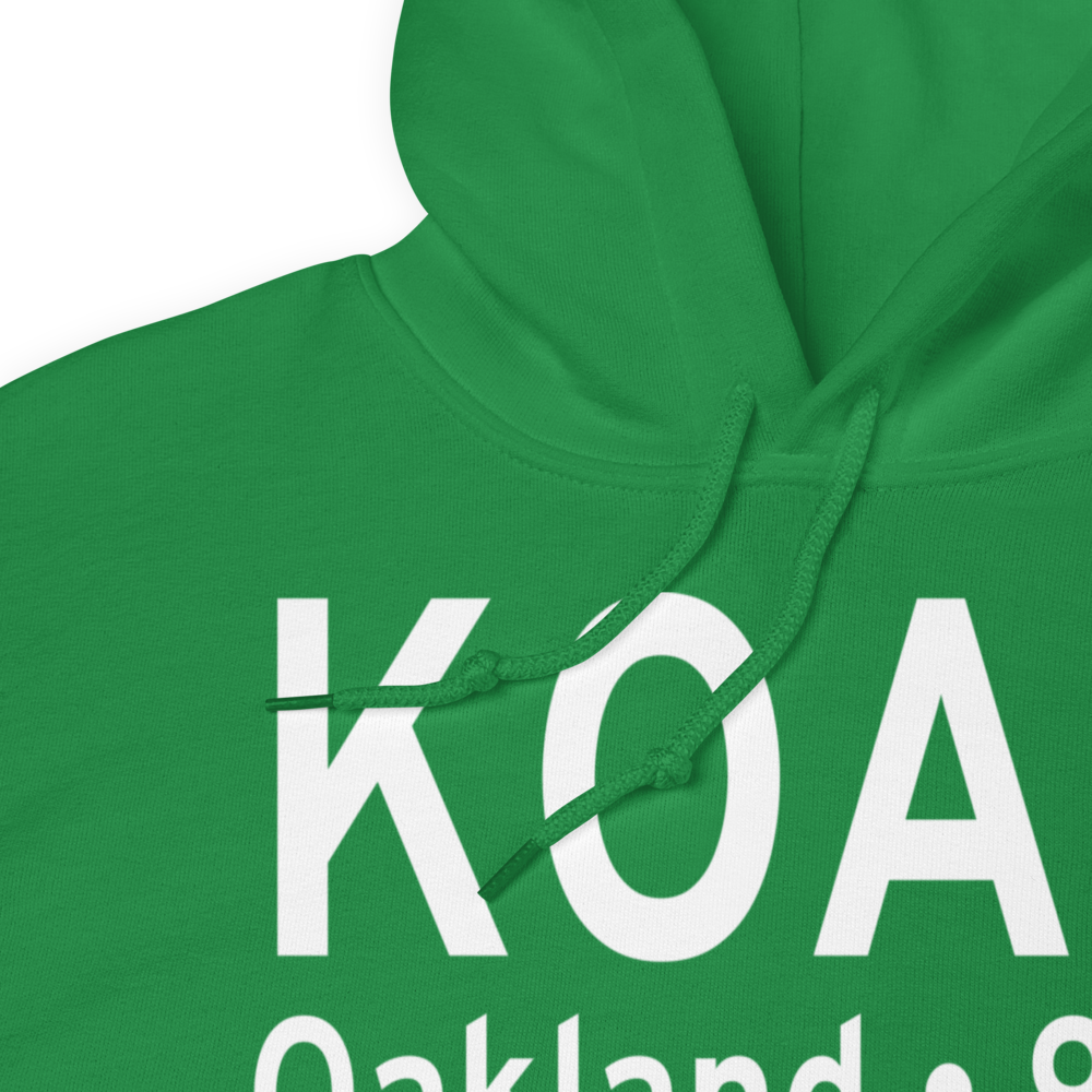 Metropolitan Oakland International Airport (KOAK) ICAO Hoodie Sweatshirt 