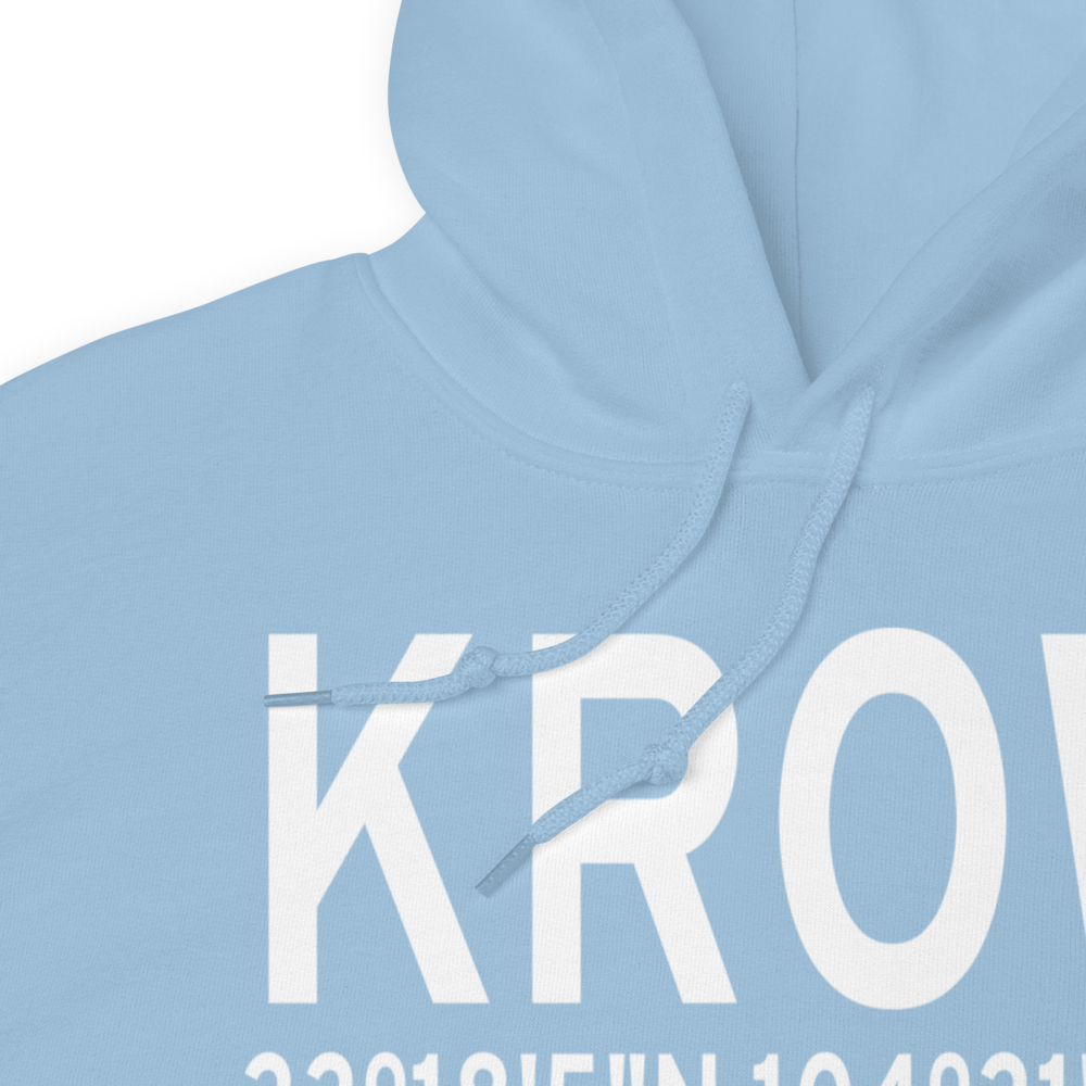 Roswell International Air Center Airport (KROW) ICAO Hoodie Sweatshirt 
