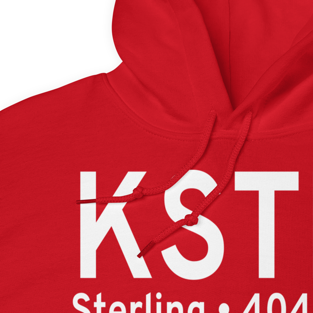 Sterling Municipal Airport (KSTK) ICAO Hoodie Sweatshirt 