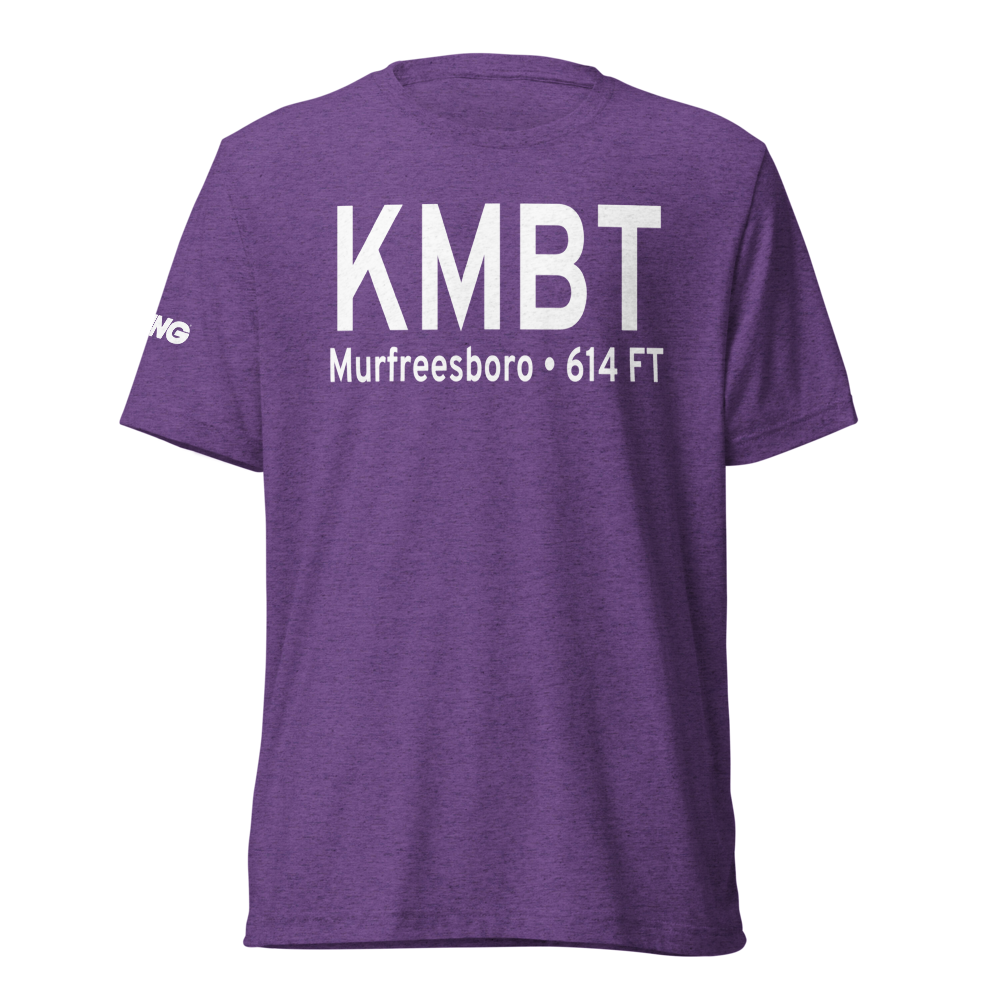 Murfreesboro Municipal Airport (KMBT) ICAO Tri-blend T-Shirt 