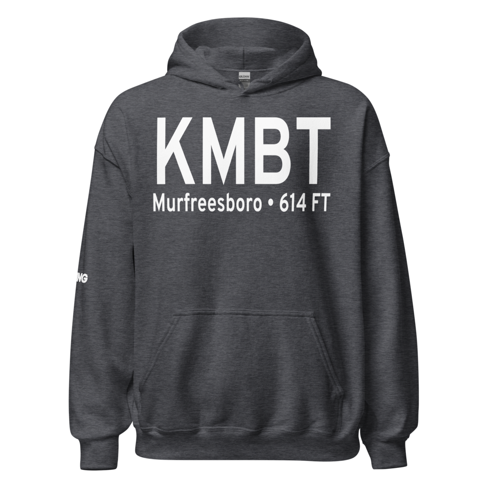 Murfreesboro Municipal Airport (KMBT) ICAO Hoodie Sweatshirt 