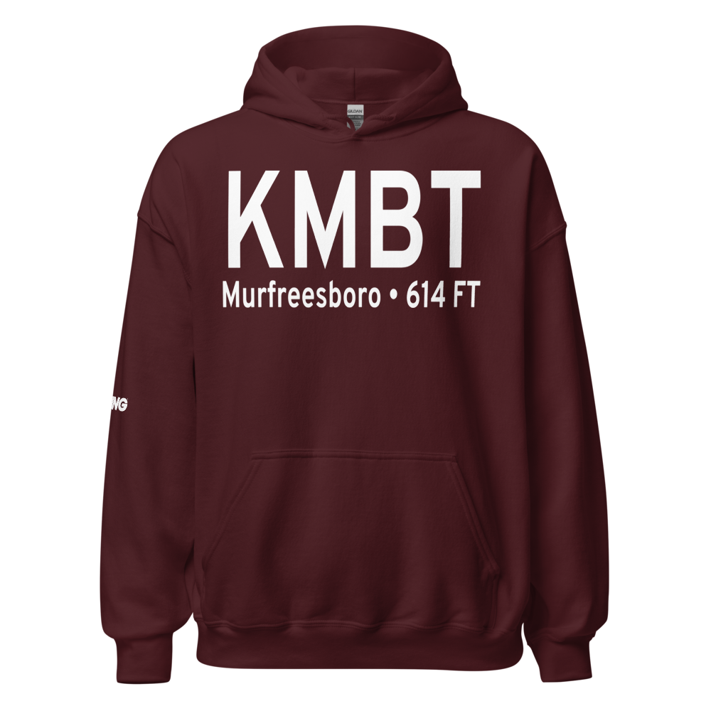 Murfreesboro Municipal Airport (KMBT) ICAO Hoodie Sweatshirt 