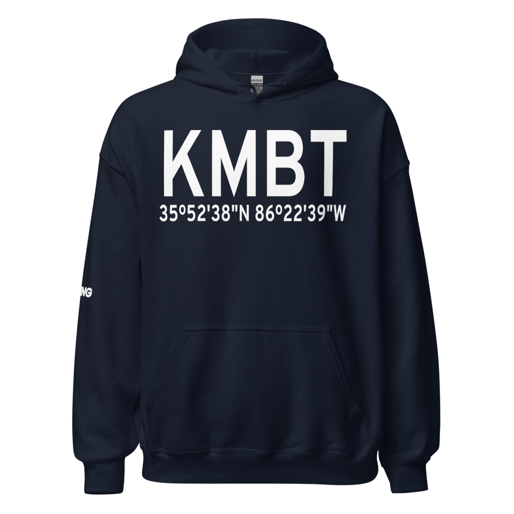 Murfreesboro Municipal Airport (KMBT) ICAO Hoodie Sweatshirt 