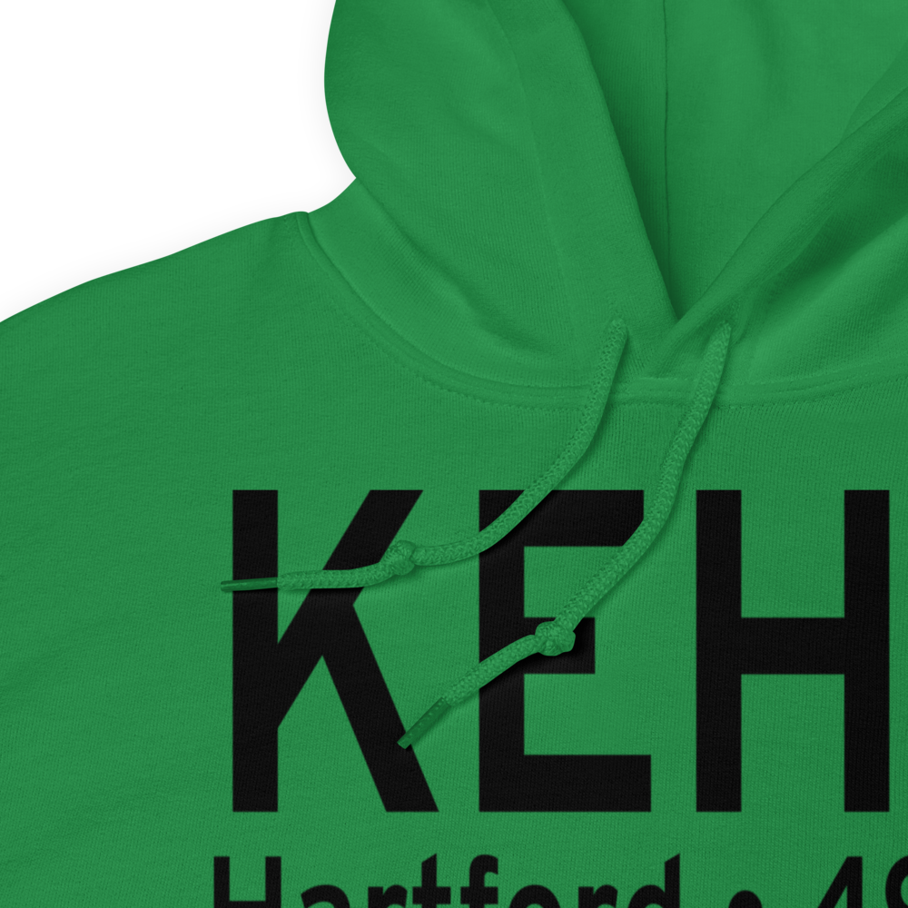 East Hartford Airport (KEHT) ICAO Hoodie Sweatshirt 
