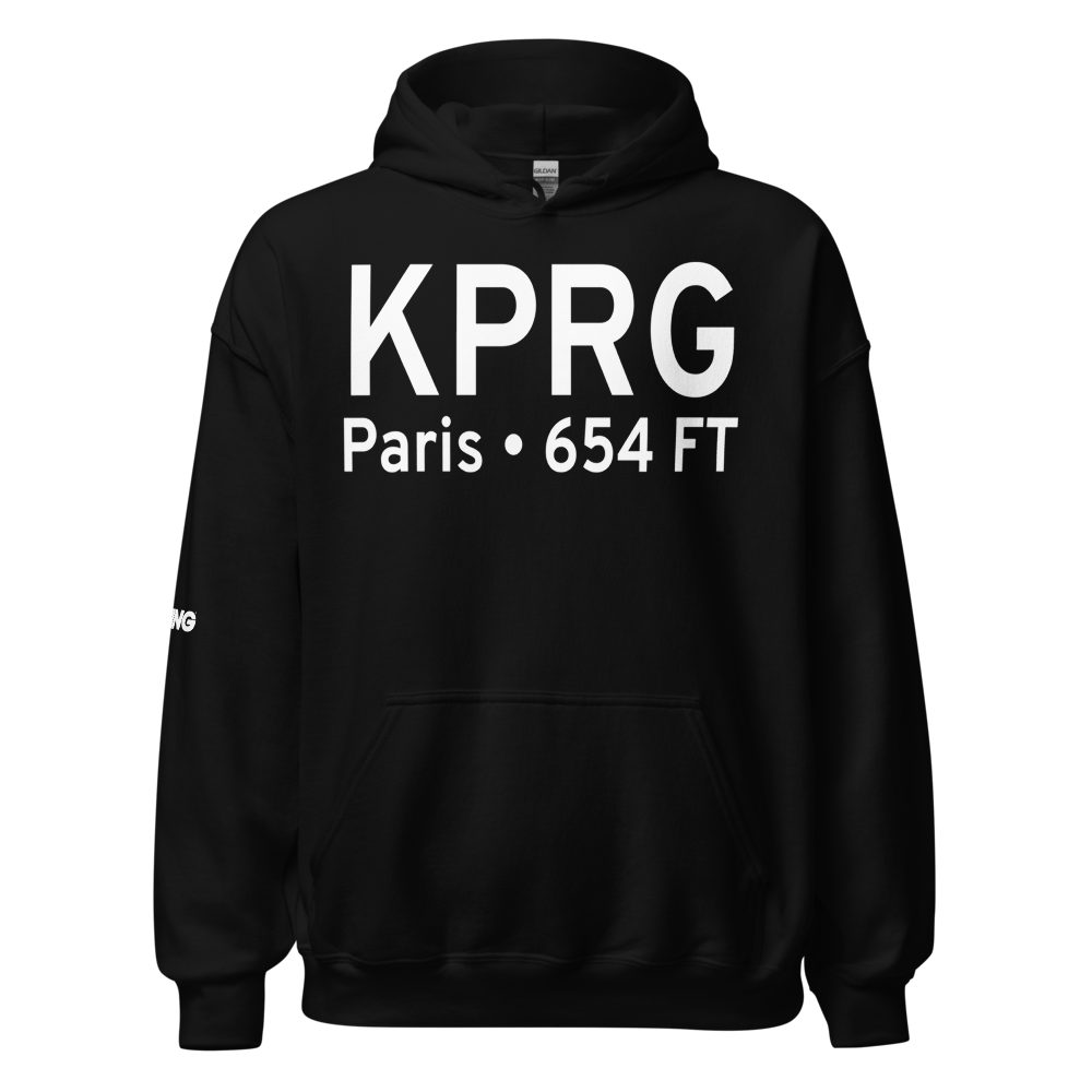 Edgar County Airport (KPRG) ICAO Hoodie Sweatshirt 