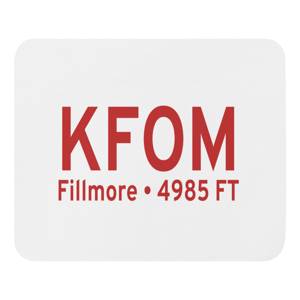 Fillmore Municipal Airport (KFOM) ICAO  Mouse Pad 
