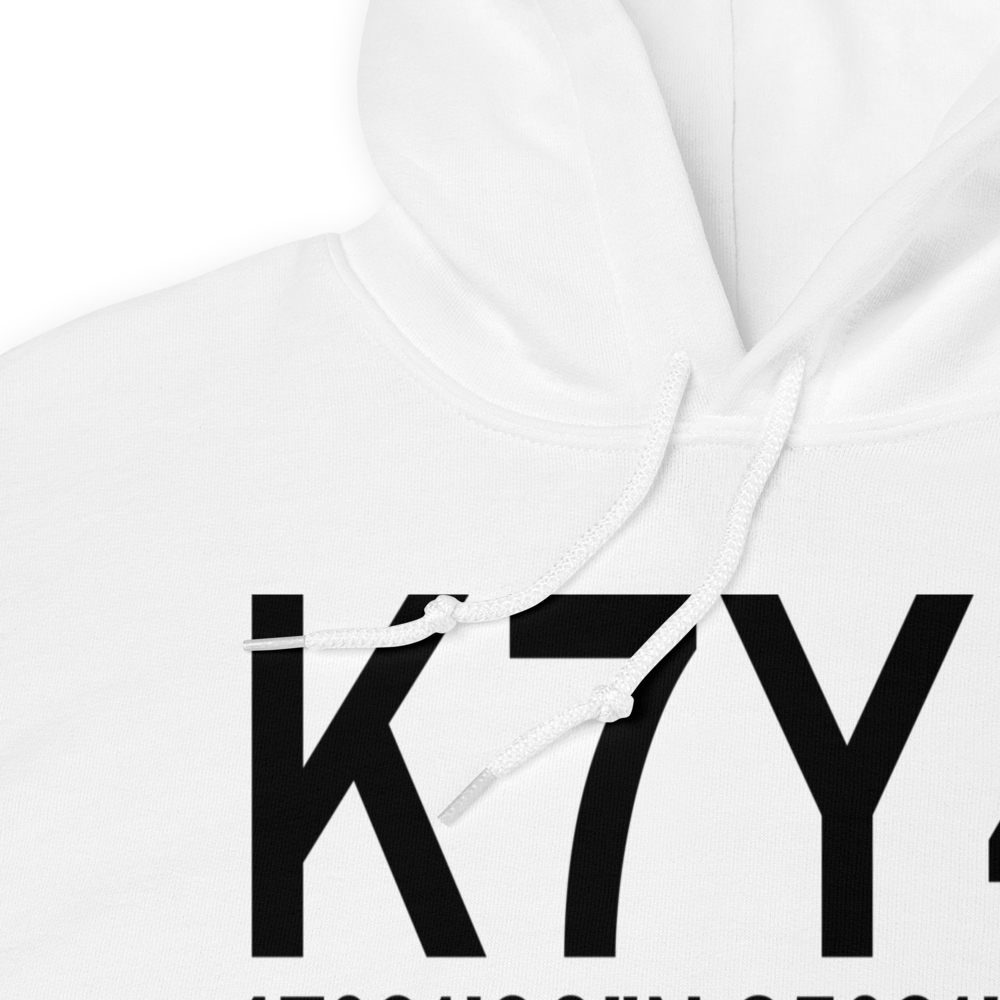 Bagley Municipal Airport (K7Y4) ICAO Hoodie Sweatshirt 
