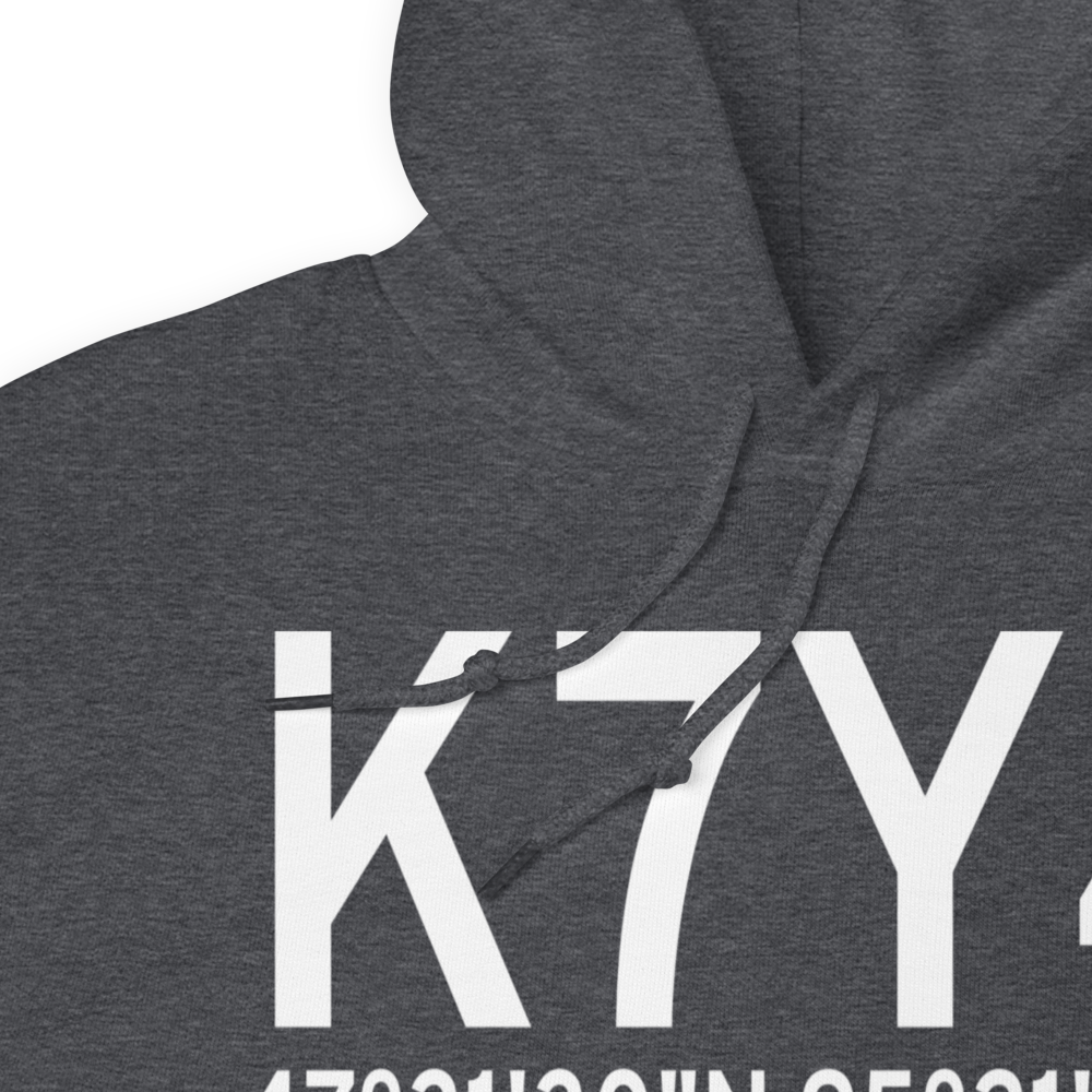 Bagley Municipal Airport (K7Y4) ICAO Hoodie Sweatshirt 