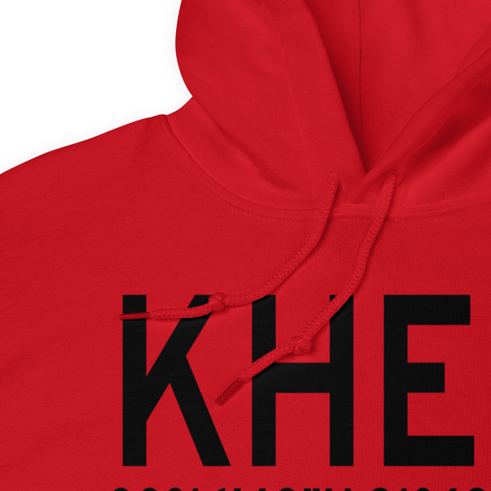 Herlong Airport (KHEG) ICAO Hoodie Sweatshirt 
