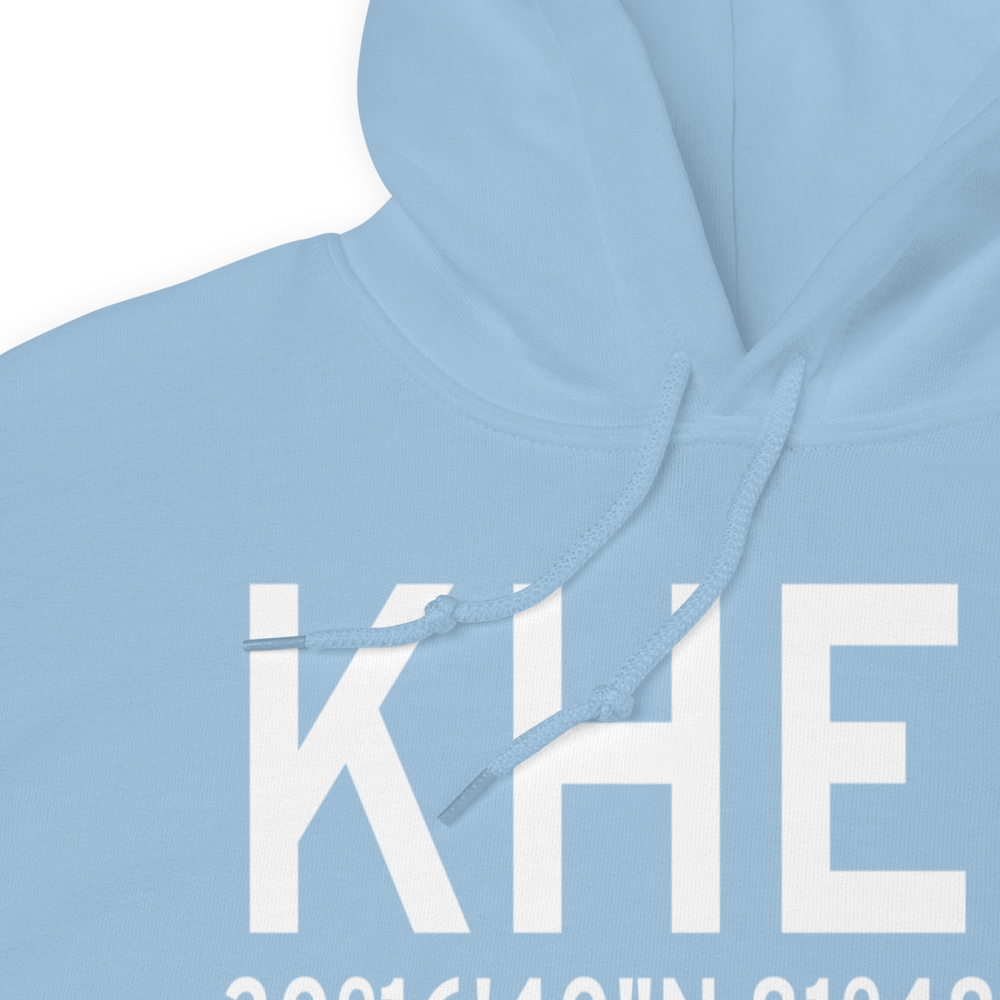 Herlong Airport (KHEG) ICAO Hoodie Sweatshirt 