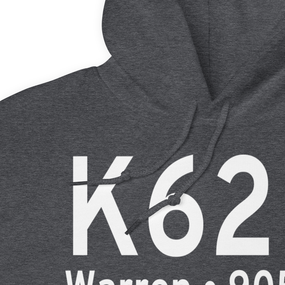 Warren Airport (K62D) ICAO Hoodie Sweatshirt 