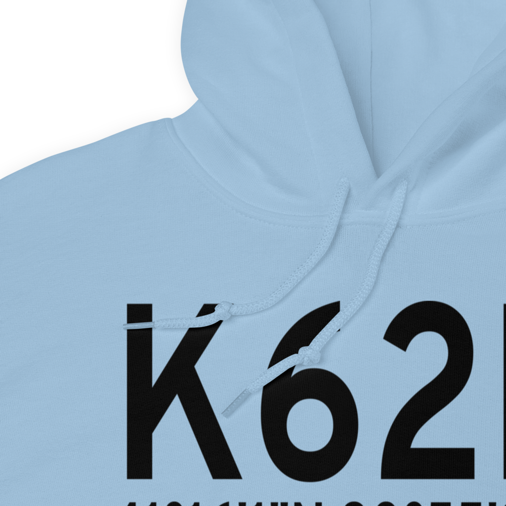 Warren Airport (K62D) ICAO Hoodie Sweatshirt 