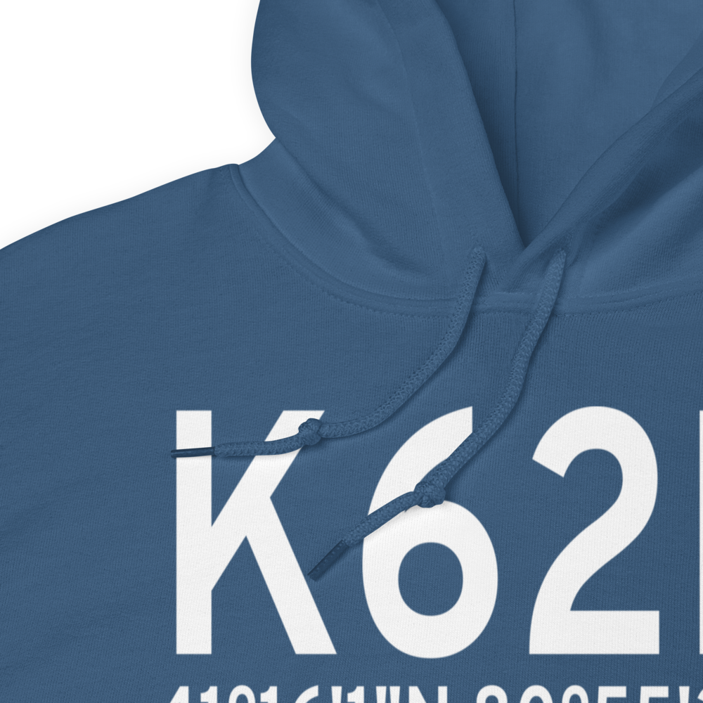 Warren Airport (K62D) ICAO Hoodie Sweatshirt 