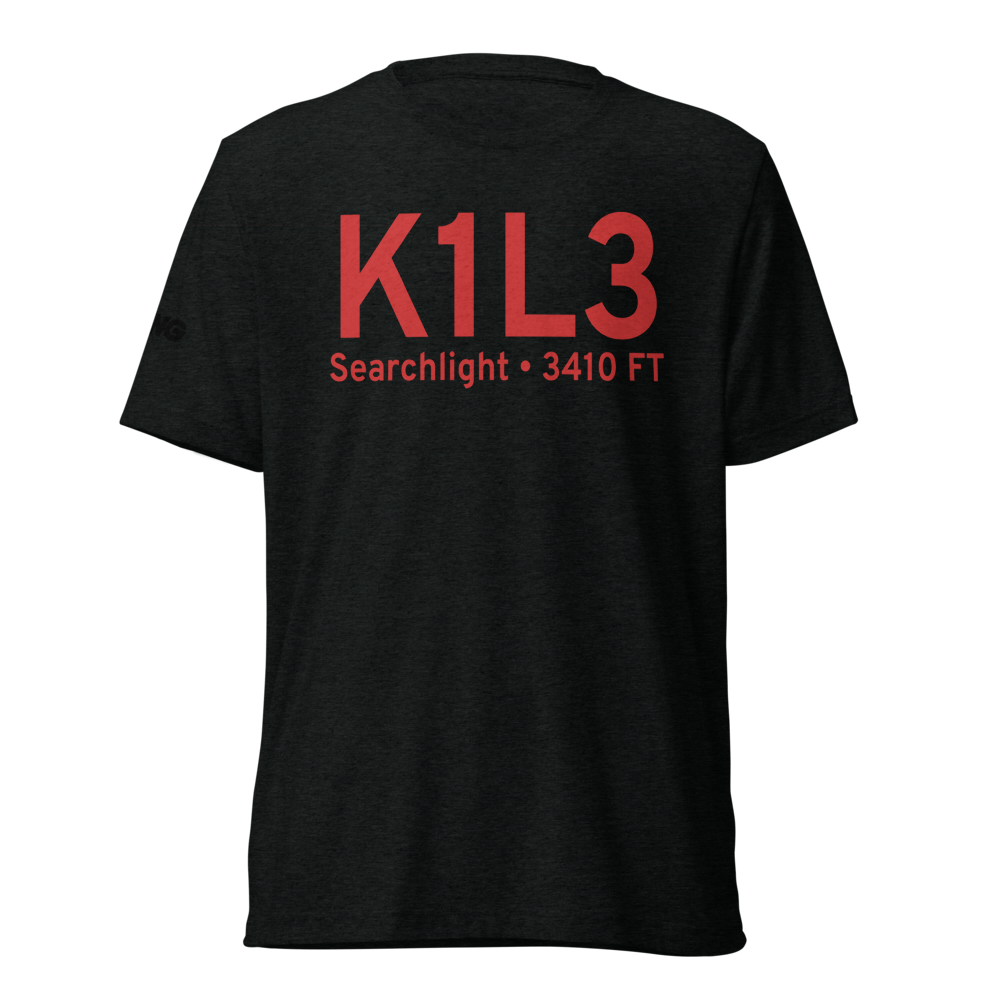 Searchlight Airport (K1L3) ICAO Tri-blend T-Shirt 