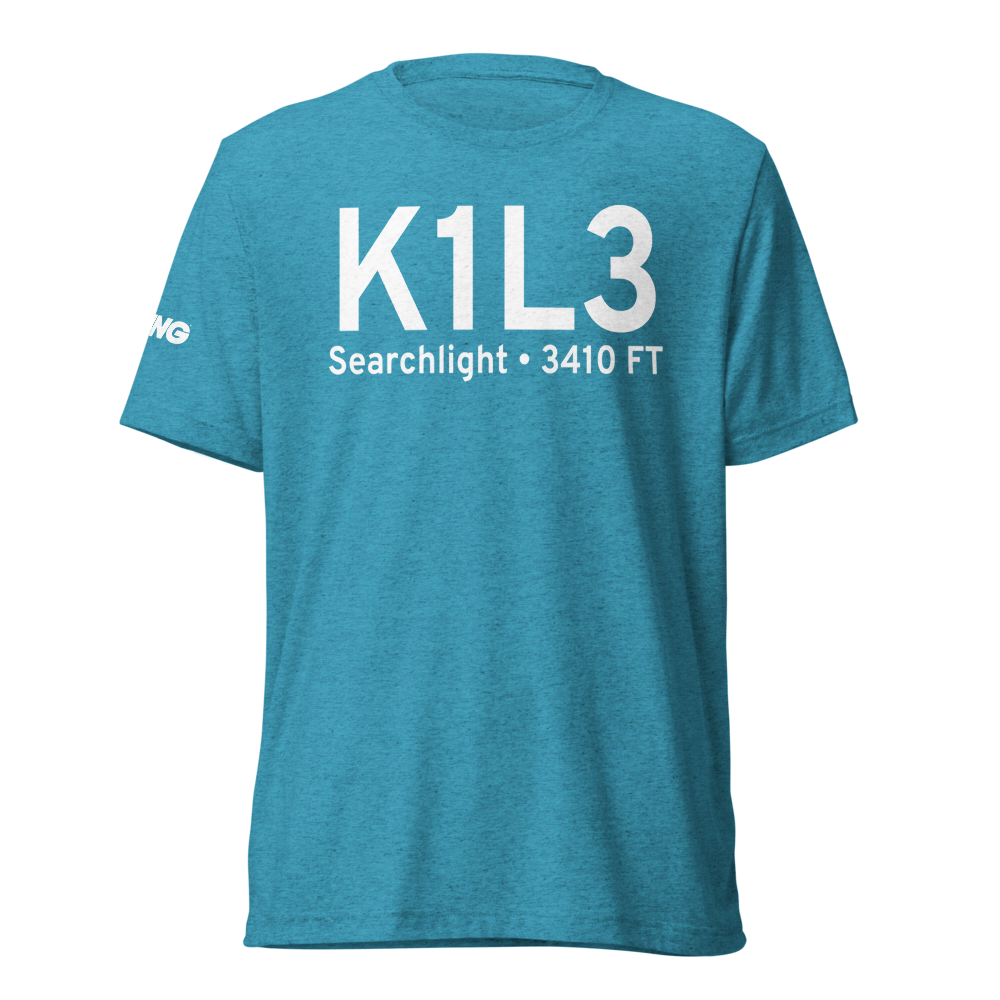 Searchlight Airport (K1L3) ICAO Tri-blend T-Shirt 