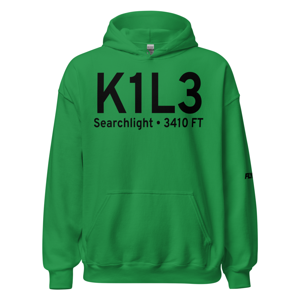 Searchlight Airport (K1L3) ICAO Hoodie Sweatshirt 