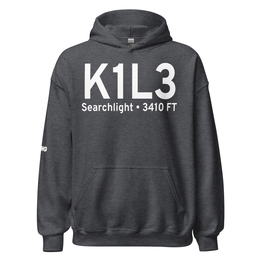 Searchlight Airport (K1L3) ICAO Hoodie Sweatshirt 