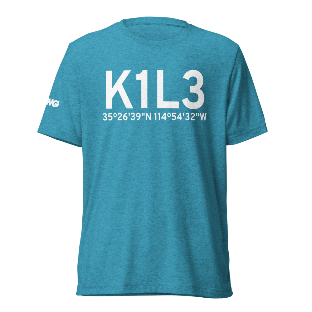 Searchlight Airport (K1L3) ICAO Tri-blend T-Shirt 