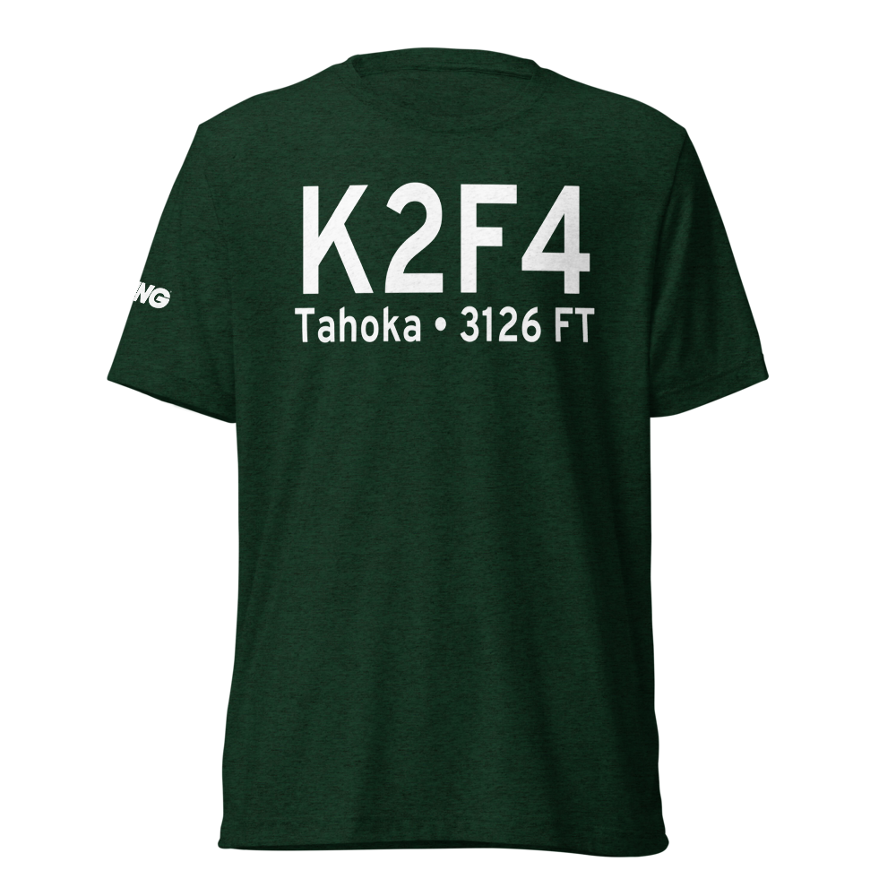 T Bar Airport (K2F4) ICAO Tri-blend T-Shirt 