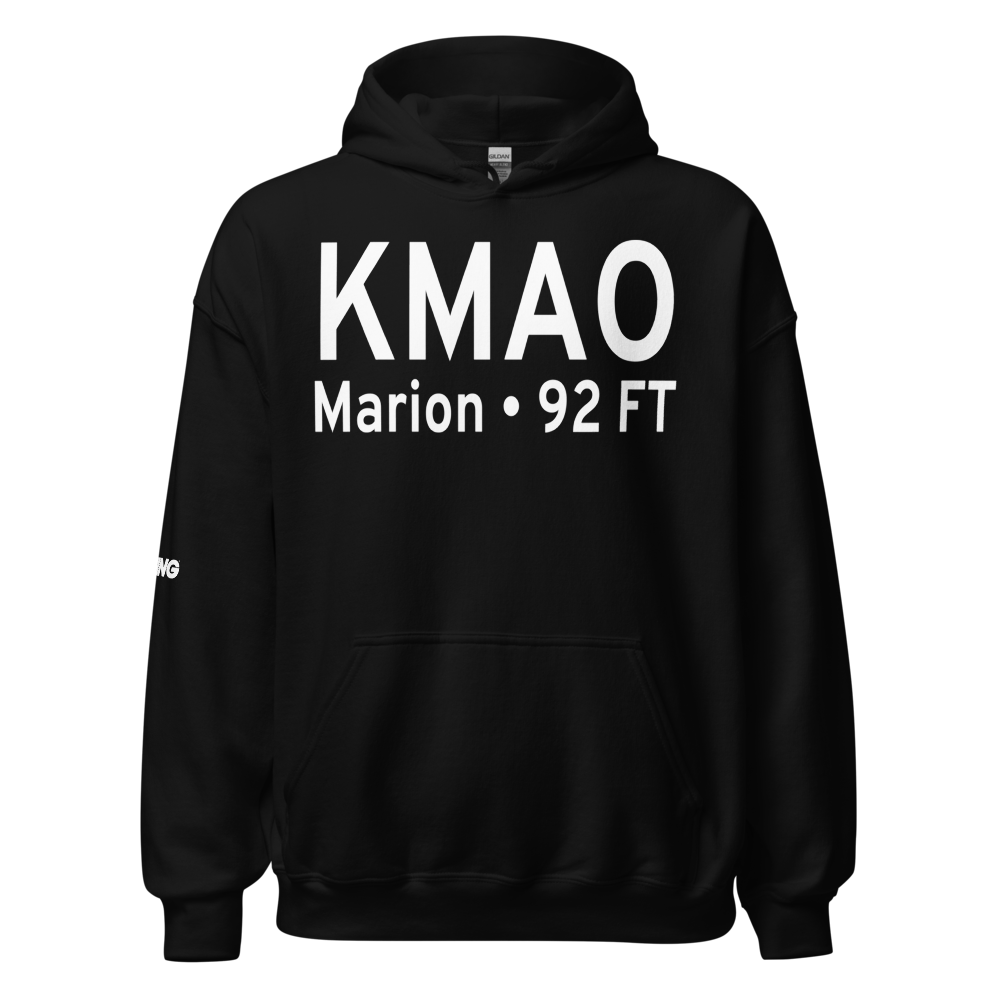 Marion County Airport (KMAO) ICAO Hoodie Sweatshirt 