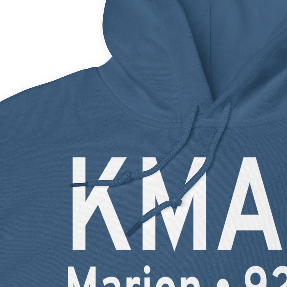Marion County Airport (KMAO) ICAO Hoodie Sweatshirt 