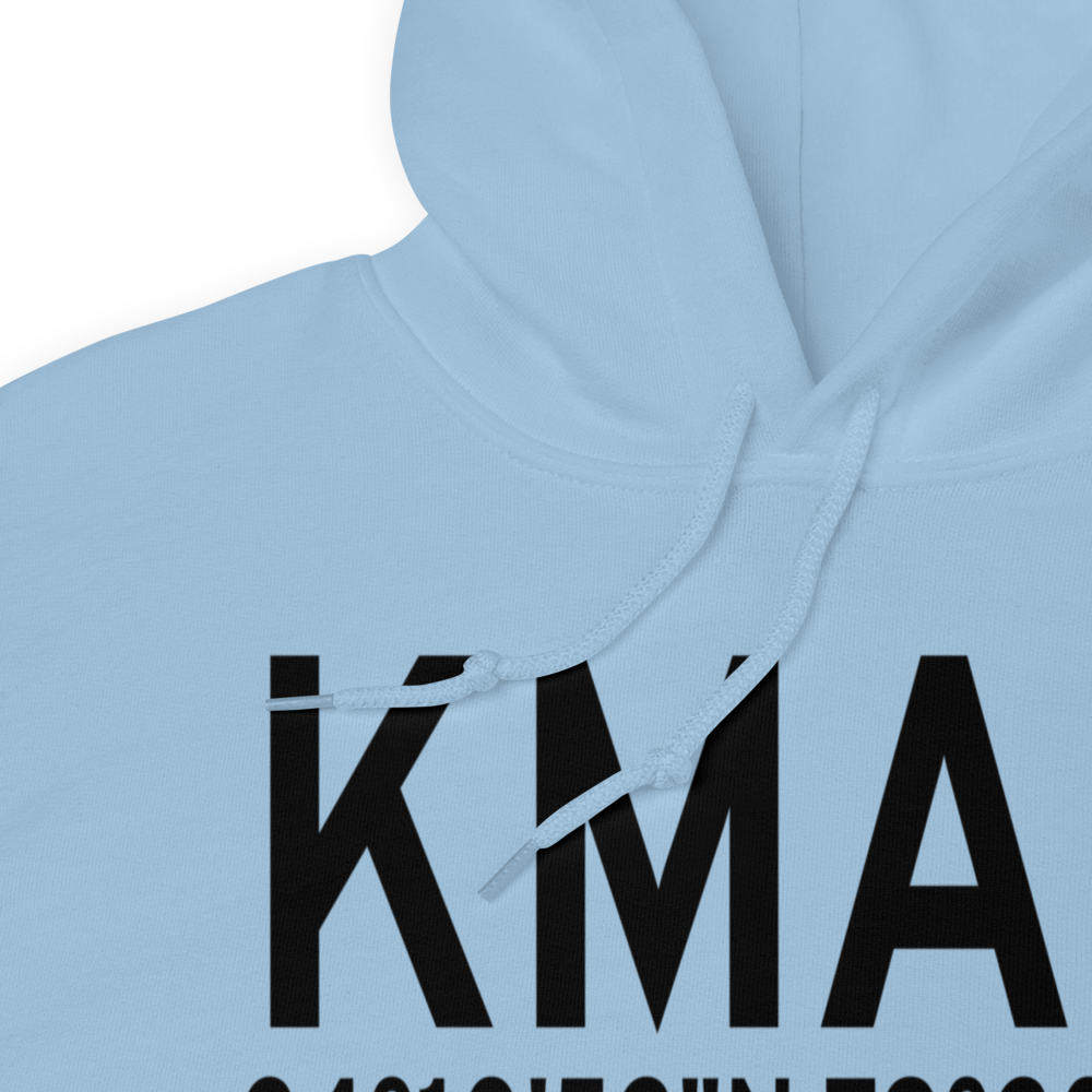 Marion County Airport (KMAO) ICAO Hoodie Sweatshirt 