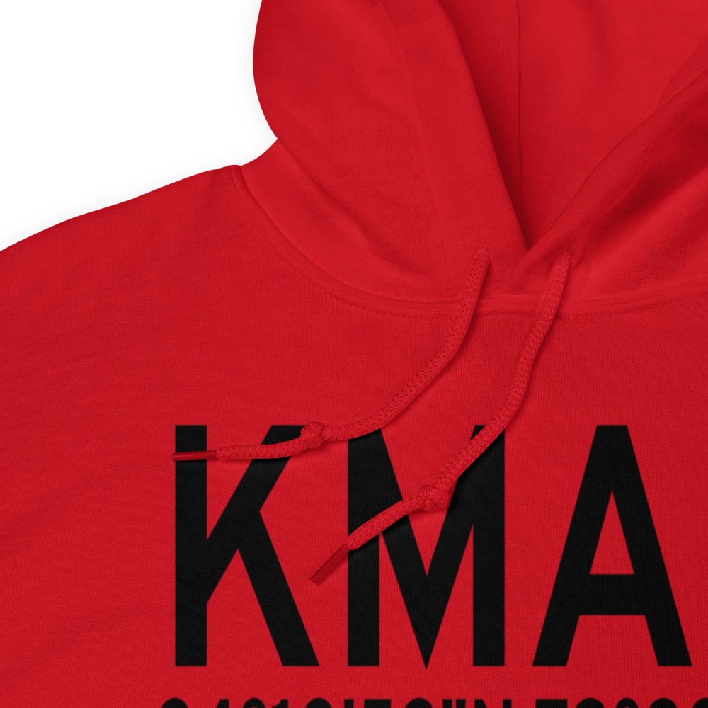Marion County Airport (KMAO) ICAO Hoodie Sweatshirt 