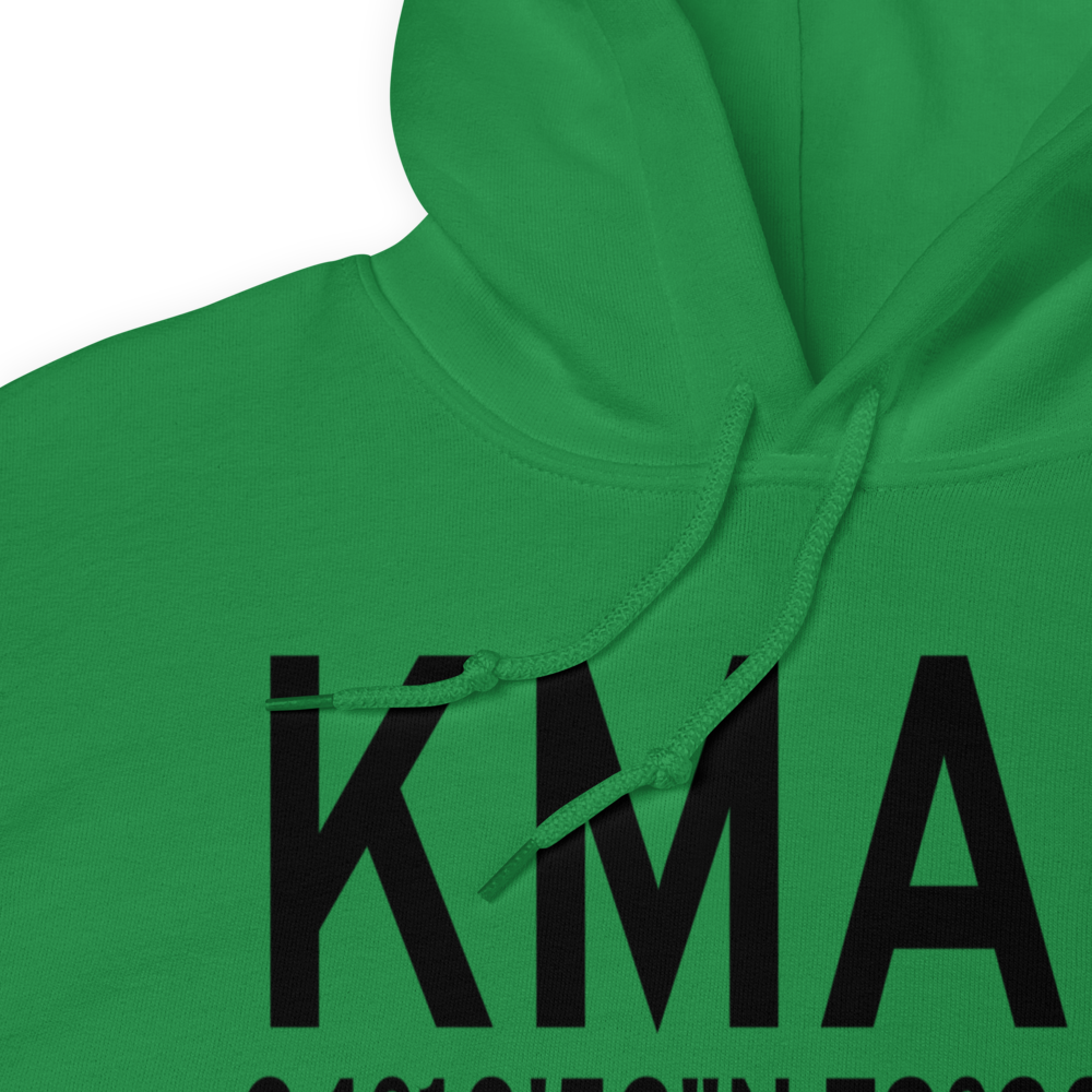 Marion County Airport (KMAO) ICAO Hoodie Sweatshirt 