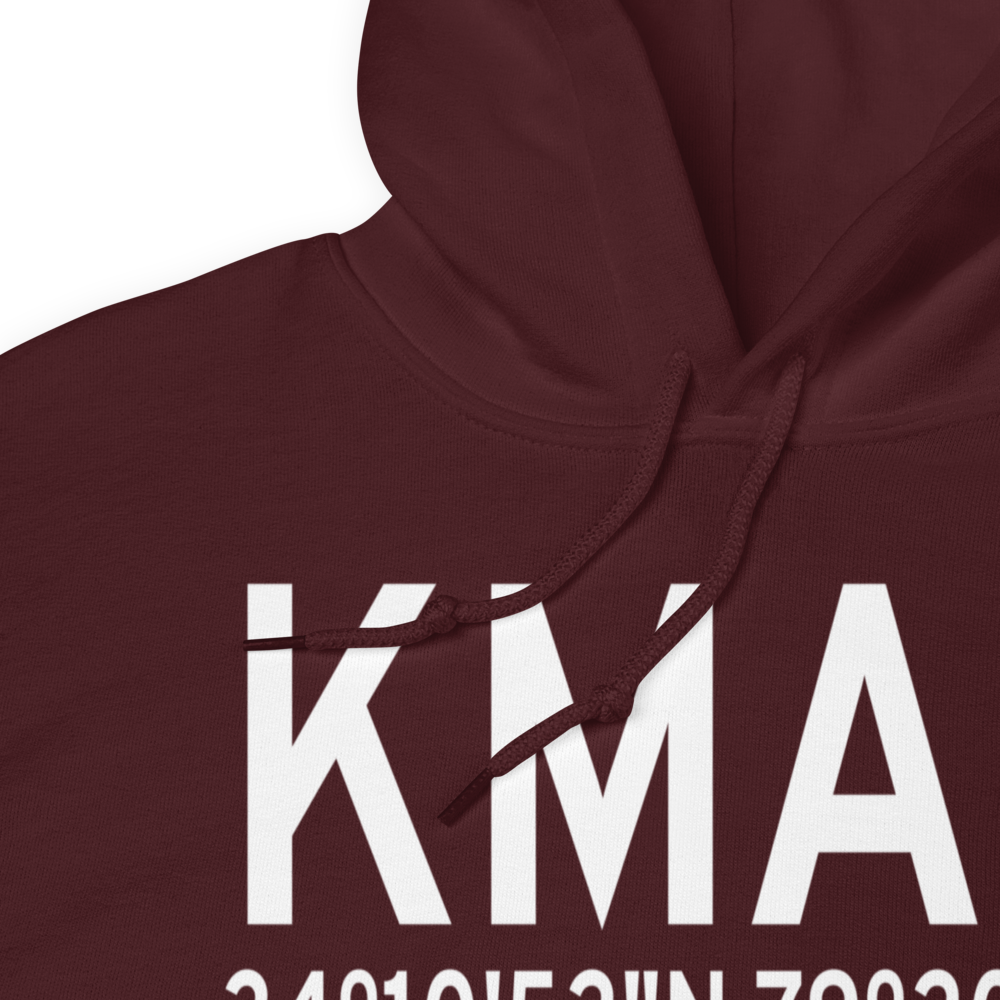 Marion County Airport (KMAO) ICAO Hoodie Sweatshirt 
