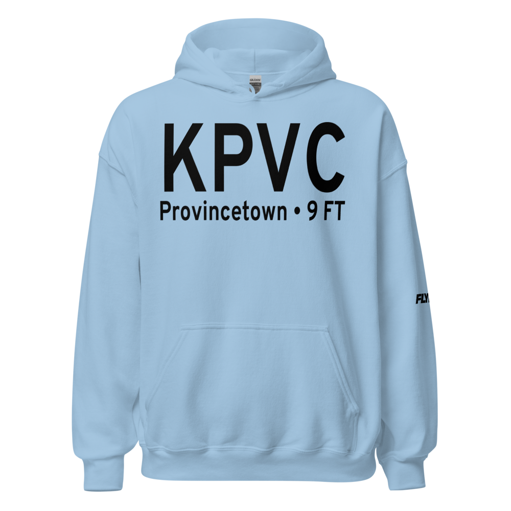 Provincetown Municipal Airport (KPVC) ICAO Hoodie Sweatshirt 