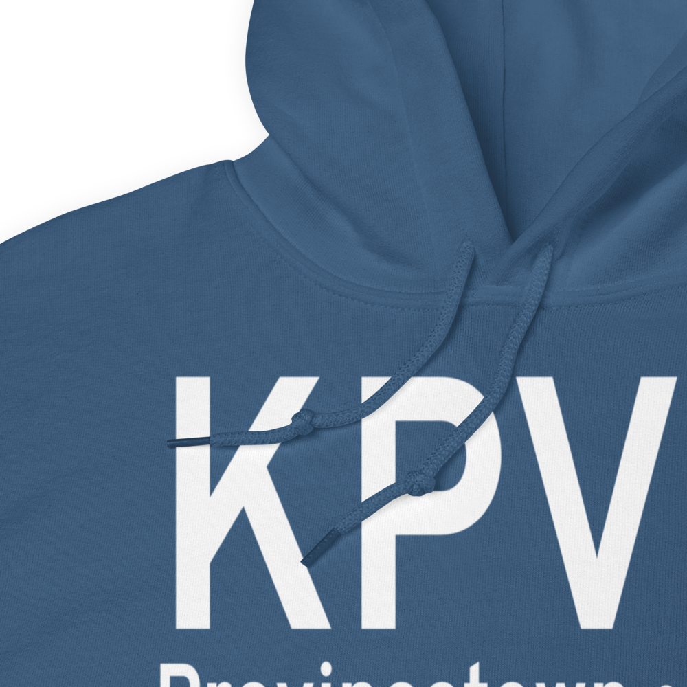 Provincetown Municipal Airport (KPVC) ICAO Hoodie Sweatshirt 