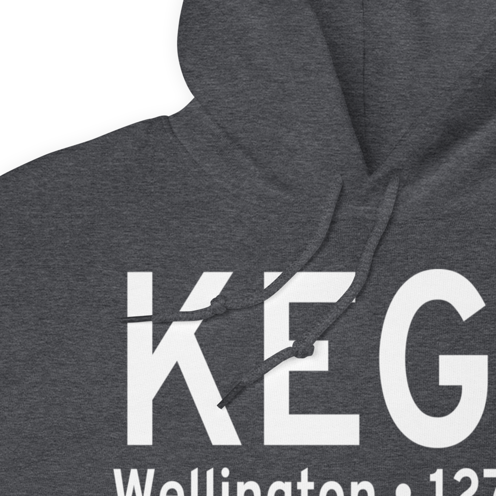Wellington Municipal Airport (KEGT) ICAO Hoodie Sweatshirt 