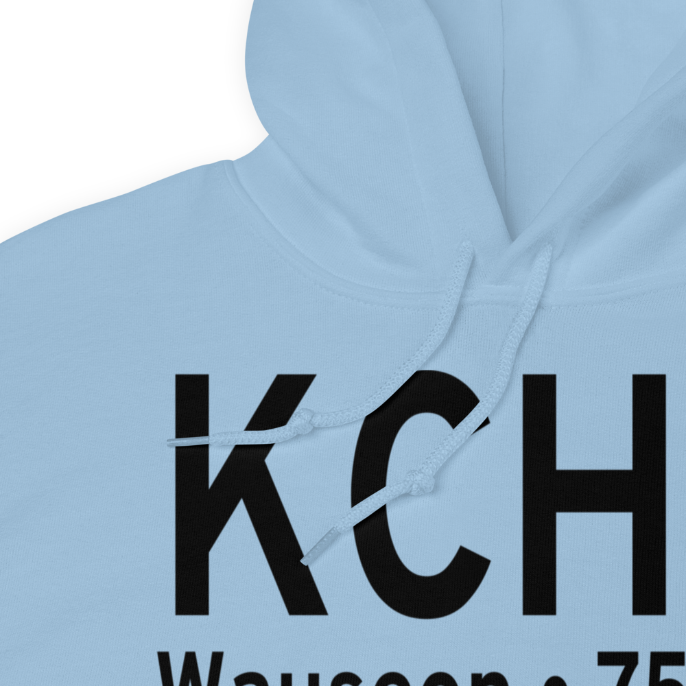 Wauseon Airport (KCHC) ICAO Hoodie Sweatshirt 