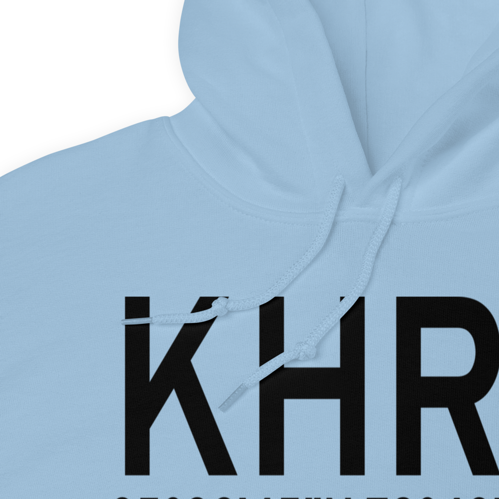 Harnett Regional Jetport Airport (KHRJ) ICAO Hoodie Sweatshirt 