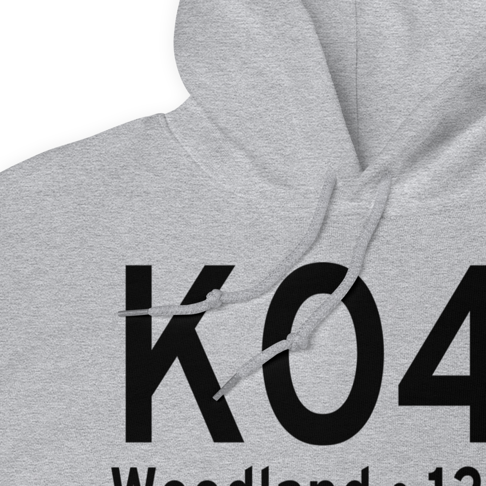 Watts Woodland Airport (KO41) ICAO Hoodie Sweatshirt 