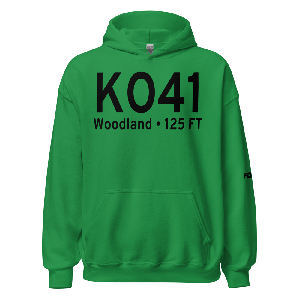 Watts Woodland Airport (KO41) ICAO Hoodie Sweatshirt 