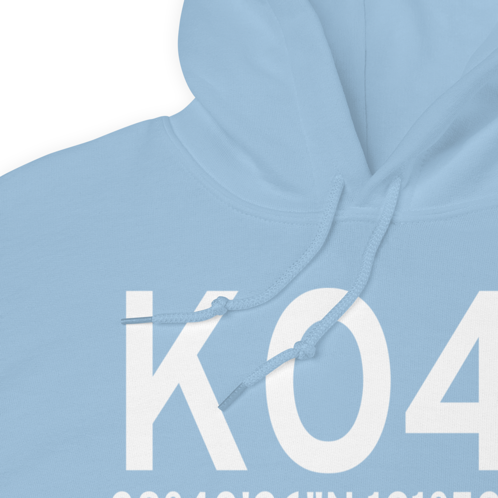 Watts Woodland Airport (KO41) ICAO Hoodie Sweatshirt 