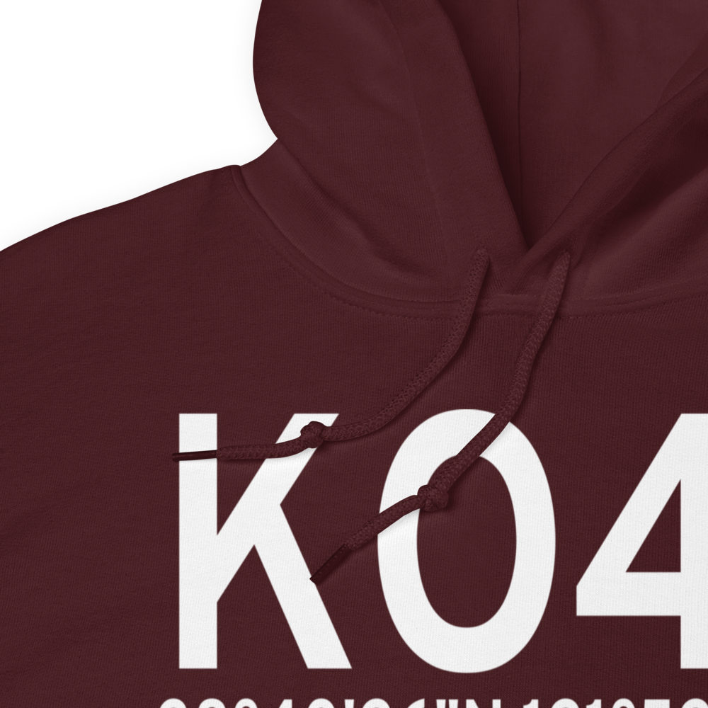 Watts Woodland Airport (KO41) ICAO Hoodie Sweatshirt 