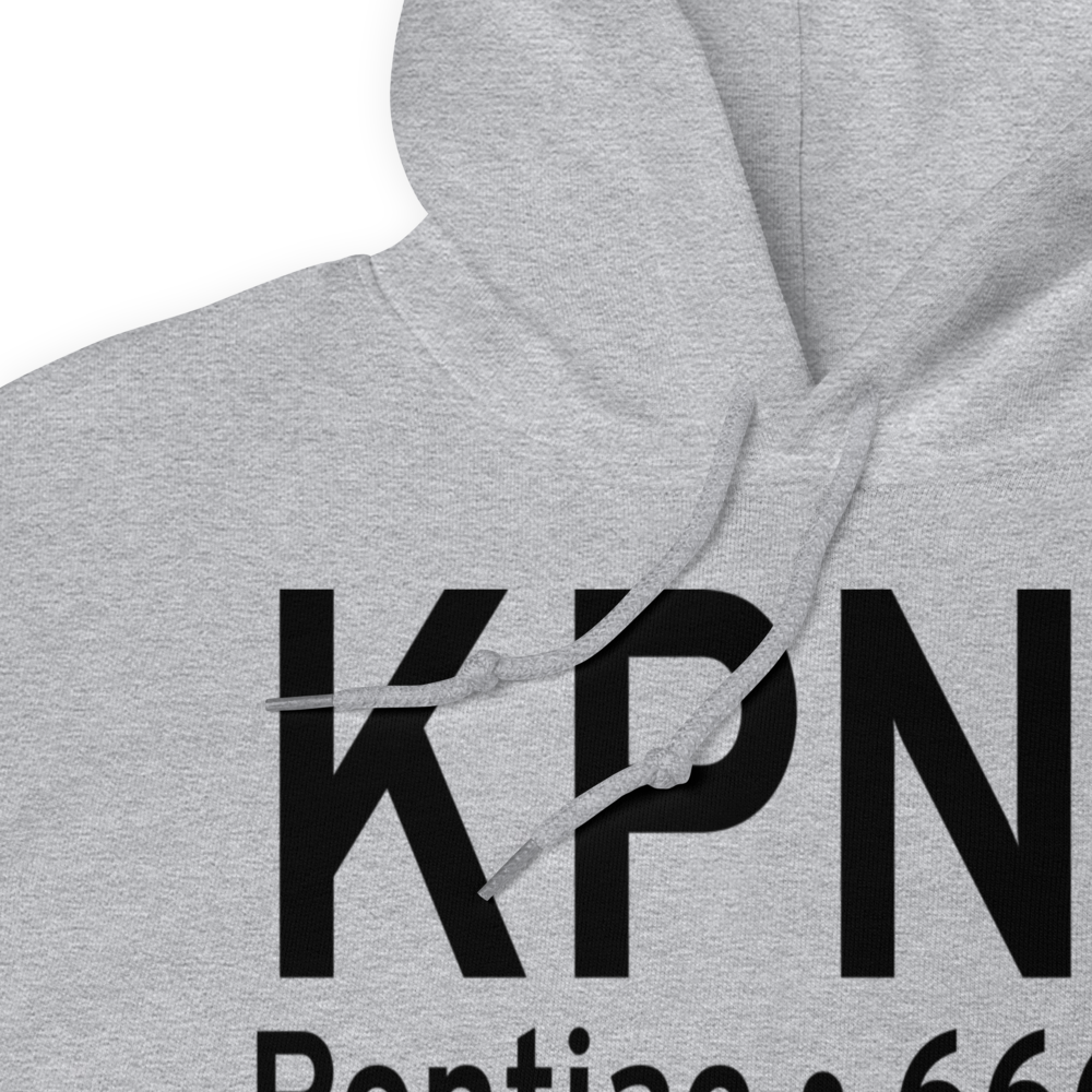 Pontiac Municipal Airport (KPNT) ICAO Hoodie Sweatshirt 